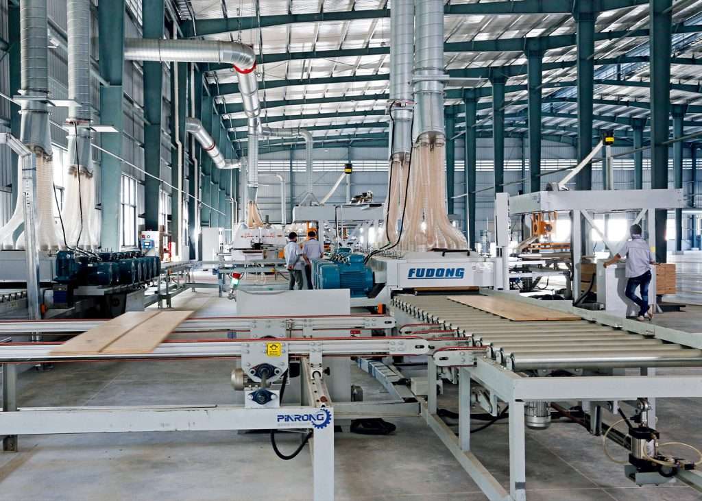 Wood flooring production
